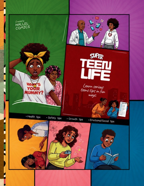 Könyv SUPER TEEN LIFE Hallel Comic Book