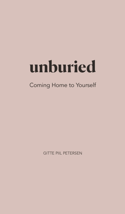Libro unburied Gitte Piil Petersen
