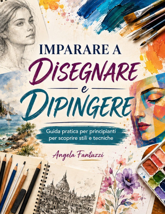 Книга IMPARARE A DISEGNARE E DIPINGERE Angela Fantuzzi