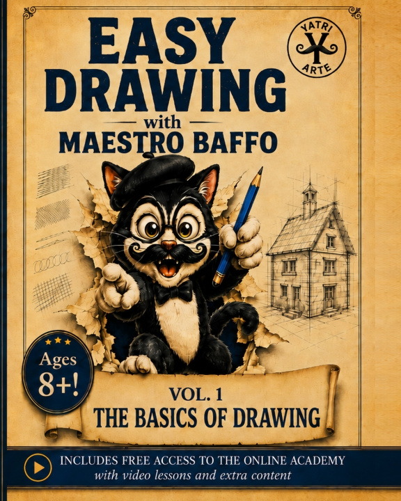 Boek Easy Drawing with Maestro Baffo Francesco Yatri Colangelo