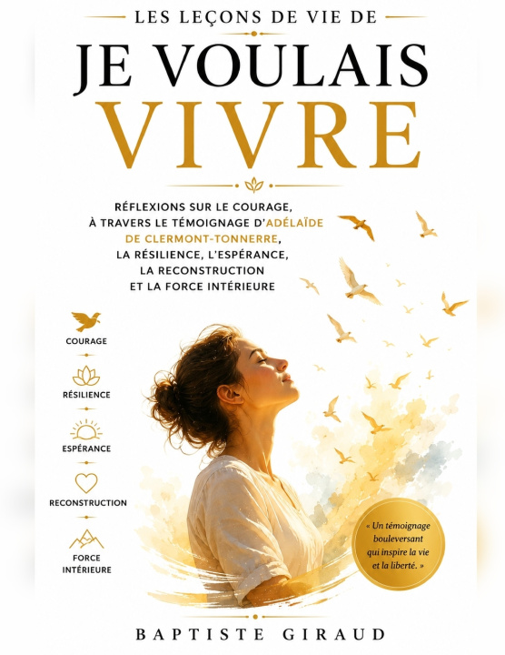 Kniha Les Leçons de vie de Je voulais vivre Baptiste Giraud
