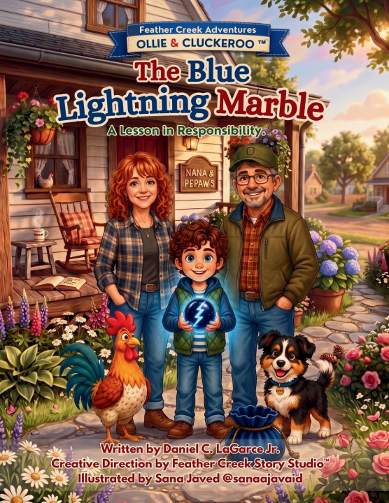Boek The Blue Lightning Marble Daniel LaGarce Jr