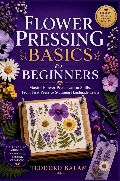 Boek FLOWER PRESSING BASICS FOR BEGINNERS Teodoro Balam