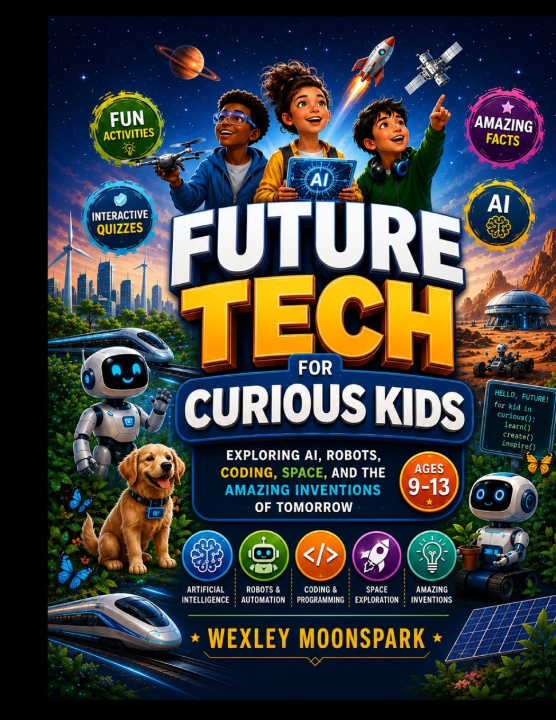 Libro Future Tech for Curious Kids Wexley Moonspark