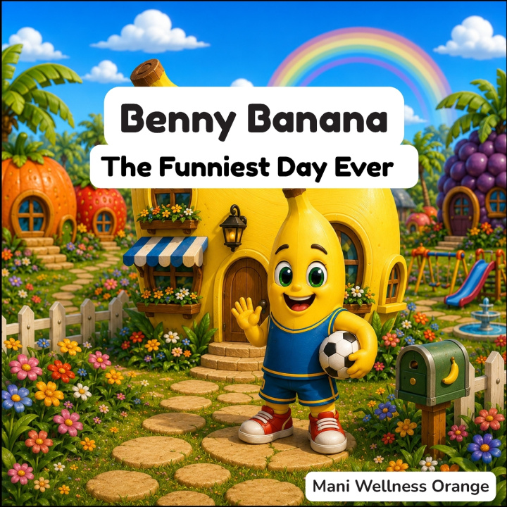 Buch Benny Banana Mani Wellness Orange