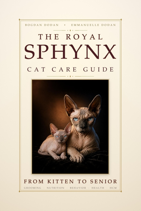 Libro The Royal Sphynx Cat Care Guide Emmanuelle Dodan