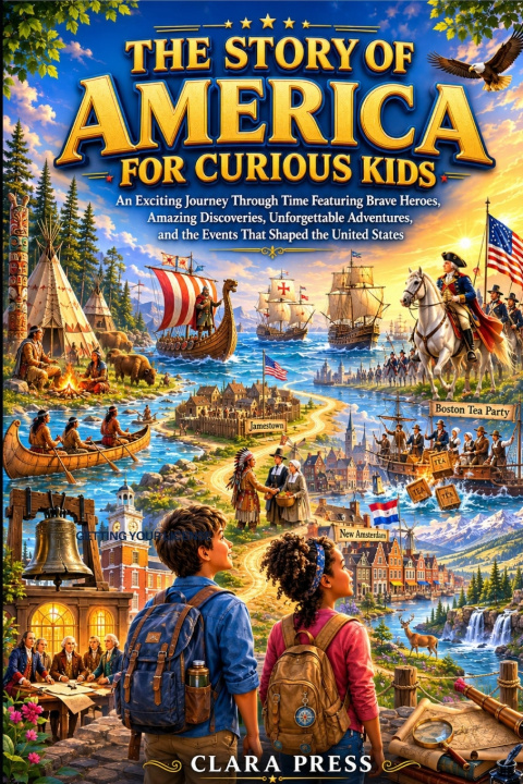 Könyv THE STORY OF AMERICA FOR CURIOUS KIDS CLARA PRESS