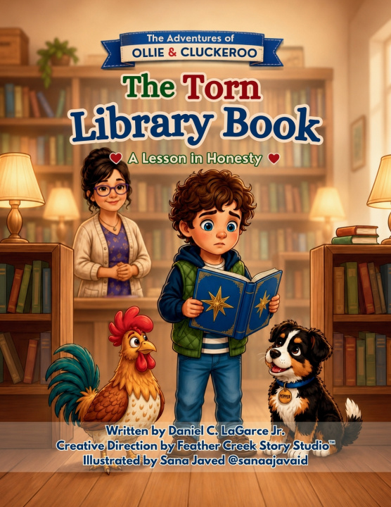 Książka The Torn Library Book Daniel LaGarce