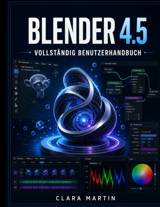Buch BLENDER 4.5 VOLLSTÄNDIG BENUTZERHANDBUCH CLARA MARTIN