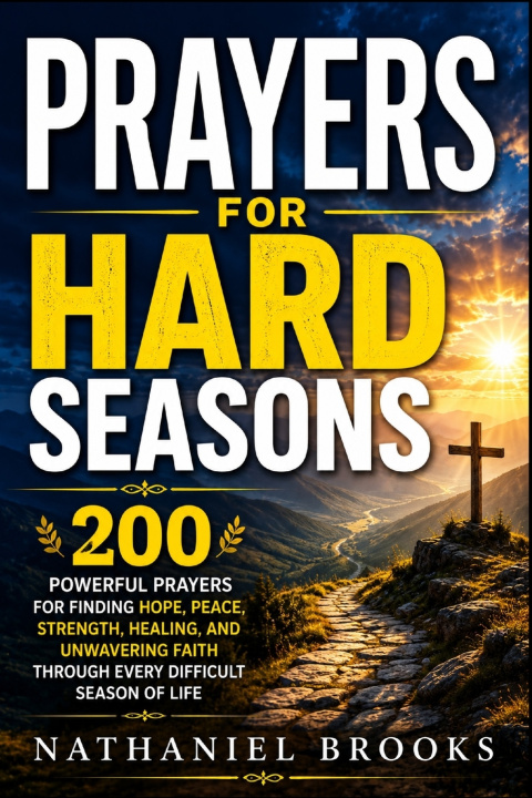 Livro Prayers for Hard Seasons Nathaniel Brooks