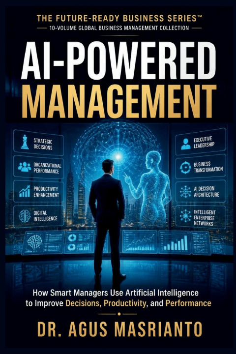 Kniha AI-POWERED MANAGEMENT Dr Masrianto