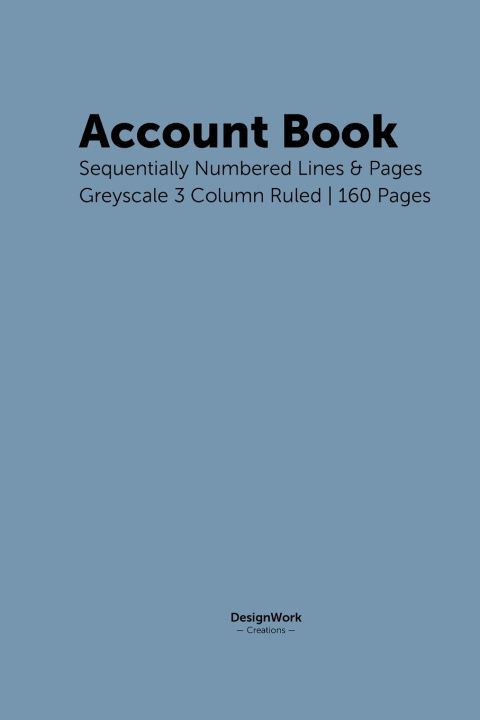Libro Account Book DesignWork Creations