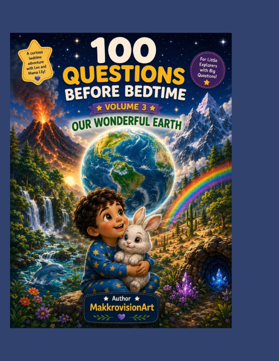 Libro 100 Questions Before Bedtime Makkrovision Art
