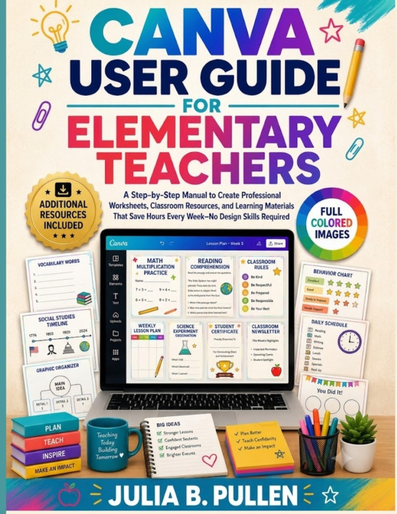 Knjiga Canva User Guide for Elementary Teachers Julia B. Pullen