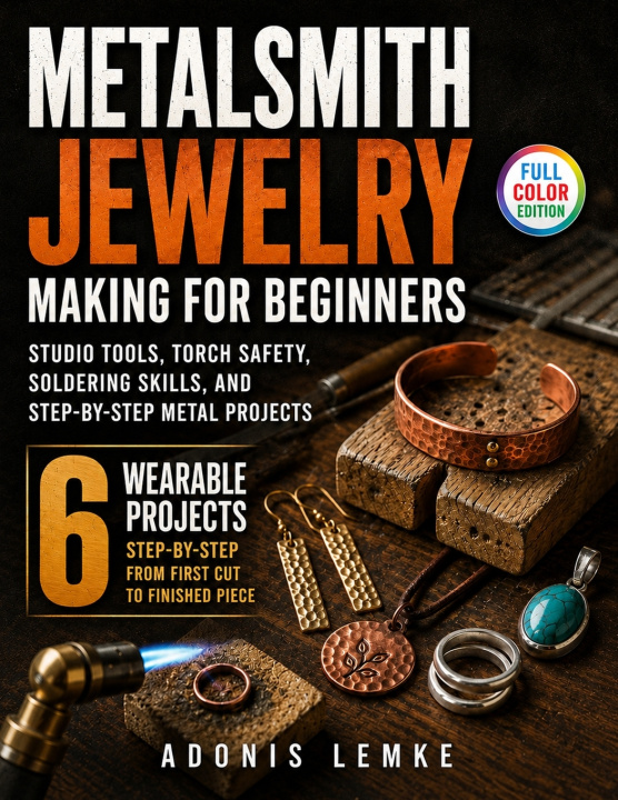 Libro Metalsmith Jewelry Making for Beginners Adonis Lemke