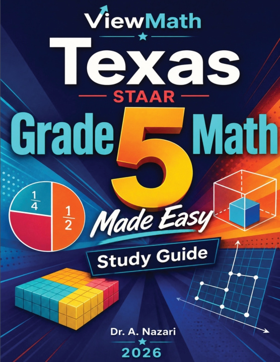 Livro Texas STAAR Grade 5 Math Made Easy Dr. A Nazari