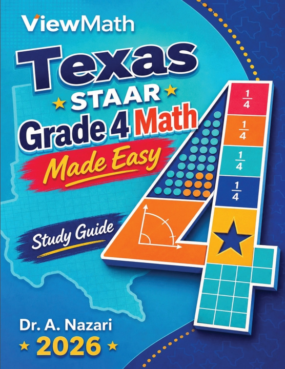 Boek Texas STAAR Grade 4 Math Made Easy Dr. A Nazari