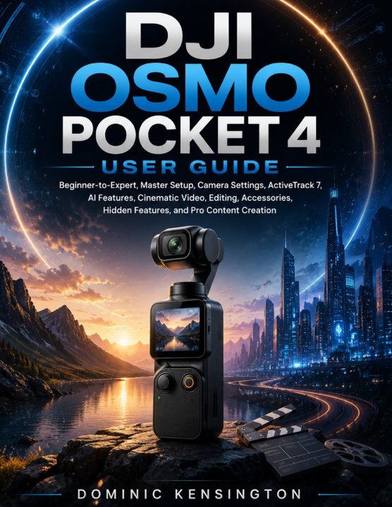 Kniha DJI Osmo Pocket 4 User Guide Dominic Kensington