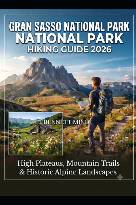Kniha GRAN SASSO NATIONAL PARK HIKING GUIDE 2026 BENNETT MIND