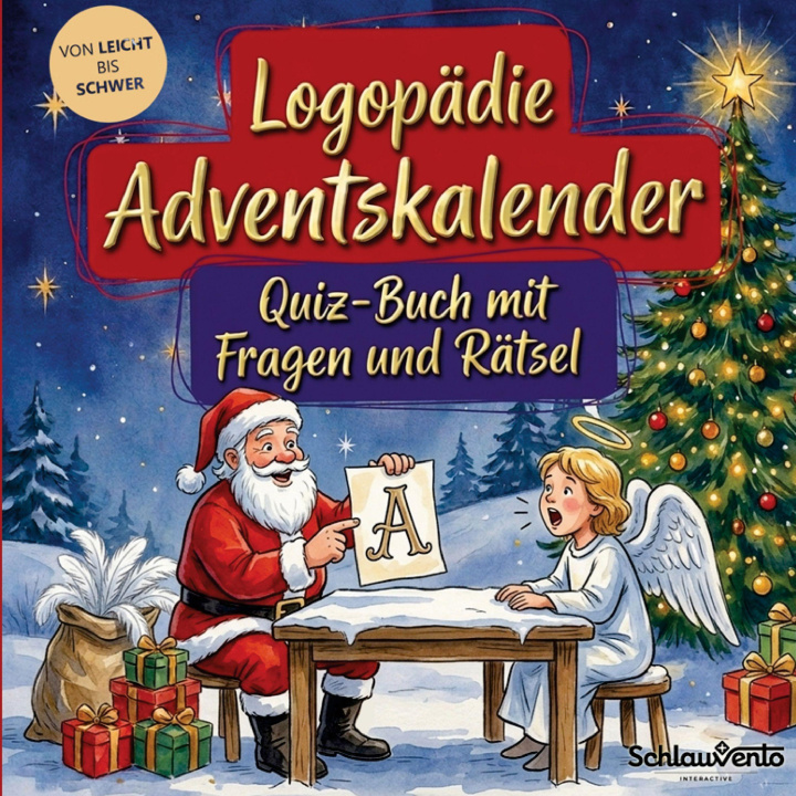 Książka Logopädie-Adventskalender: Quiz-Buch mit Fragen und Rätsel 