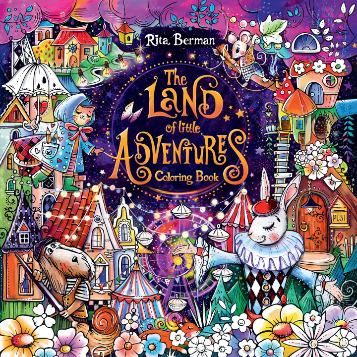 Boek The Land of Little Adventures Coloring Book Rita Berman