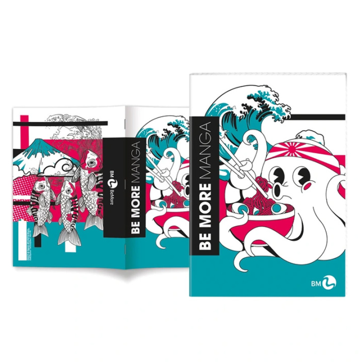 Libro Zeszyt A4 Be More Manga linia 96 stron 100 g. 1szt.mix 