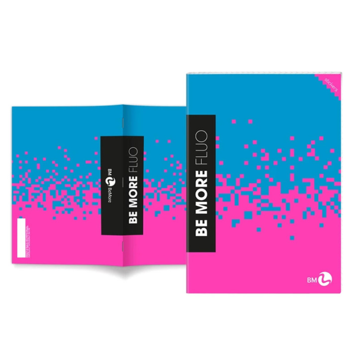 Kniha Zeszyt A4 Be More Fluo linia 96 stron 100g. 1szt.mix 