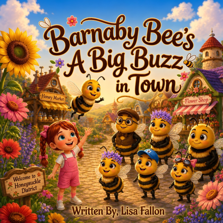 Livro Barnaby Bees A Big Buzz In Town Lisa Fallon