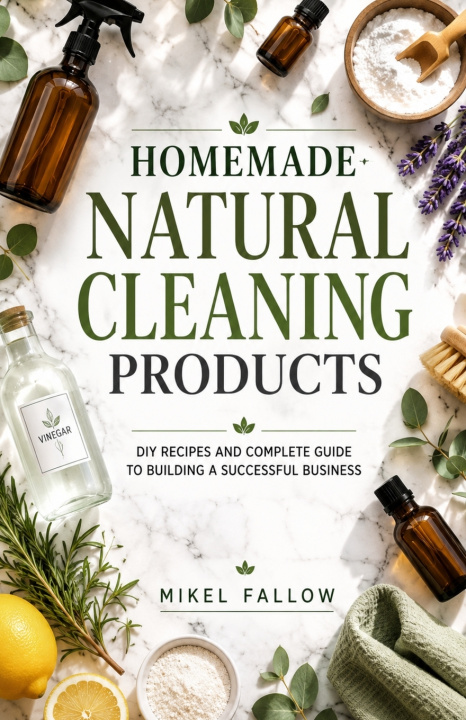 Libro Homemade Natural Cleaning Products Mikel Fallow