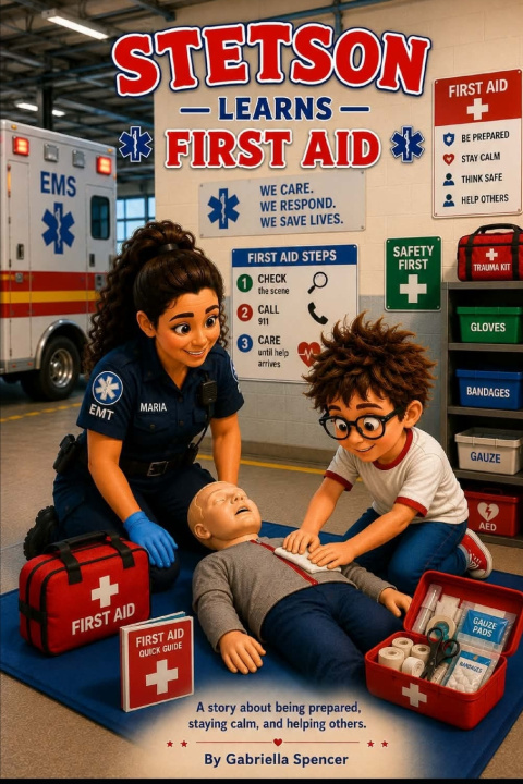 Libro Stetson Learns First Aid Gabriella Spencer