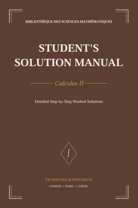 Carte Student's Solution Manual - Calculus II D.R. Wilkins