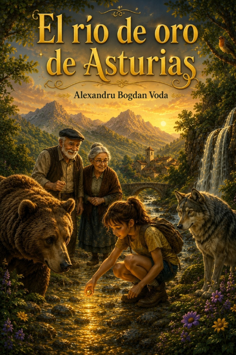 Boek El río de oro de Asturias Alexandru Bogdan Voda