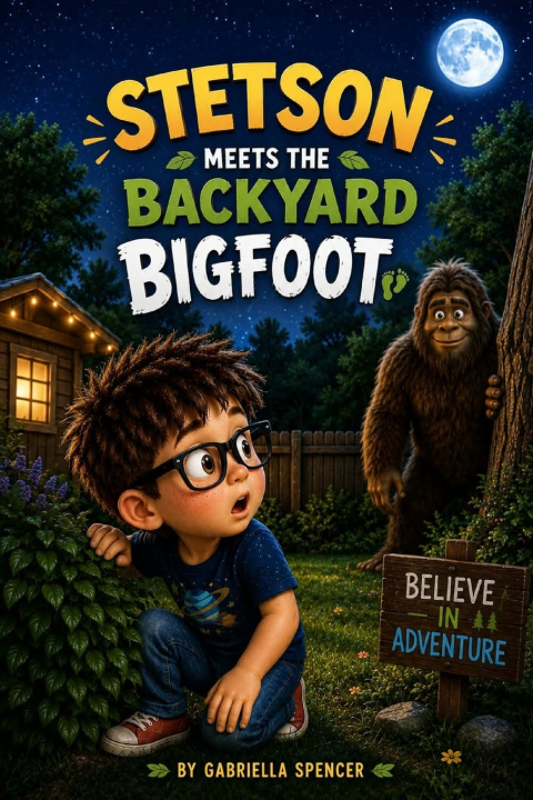 Libro Stetson Meets the Backyard Bigfoot Gabriella Spencer