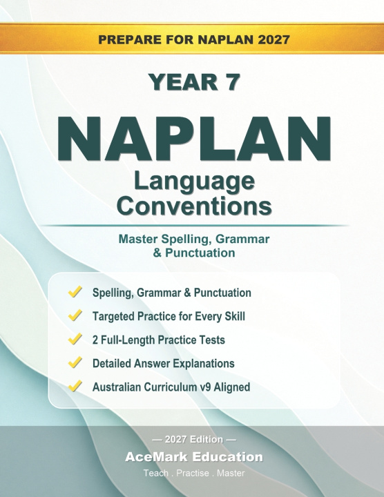 Book NAPLAN Year 7 Language Conventions AceMark Education