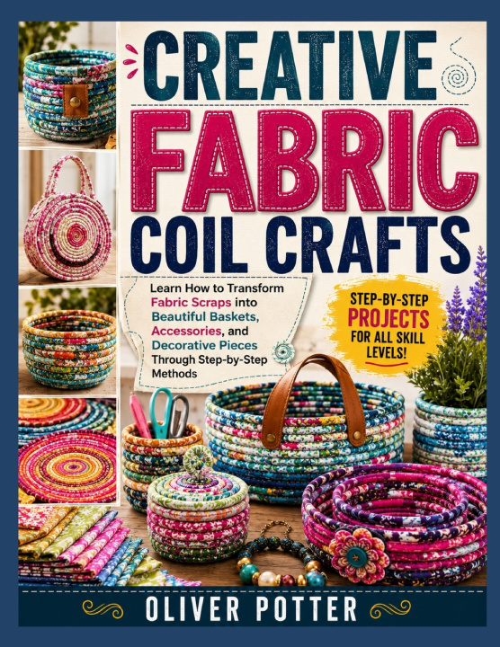 Libro CREATIVE FABRIC COIL CRAFTS OLIVER POTTER