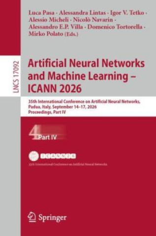 Книга Artificial Neural Networks and Machine Learning - ICANN 2026 Luca Pasa