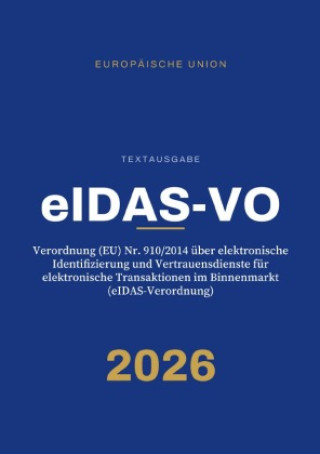 Książka eIDAS-VO - eIDAS-Verordnung Gesetze24 Deutschland