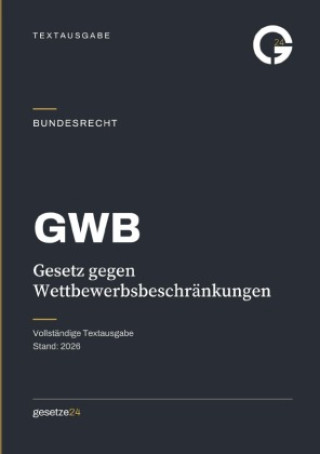 Carte GWB - Gesetz gegen Wettbewerbsbeschränkungen Gesetze24 Deutschland