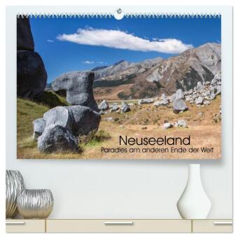 Kalender/agenda Neuseeland - Paradies am anderen Ende der Welt (hochwertiger Premium Wandkalender 2027 DIN A2 quer), Kunstdruck in Hochglanz Calvendo