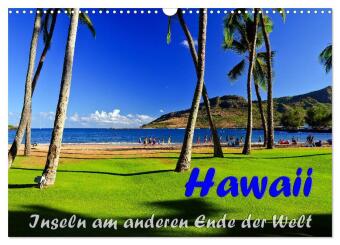 Calendario/Agenda Hawaii - Inseln am anderen Ende der Welt (Wandkalender 2027 DIN A3 quer), CALVENDO Monatskalender Calvendo