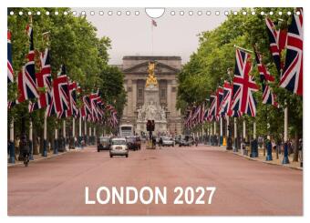 Naptár/Határidőnapló London 2027 (Wall Calendar 2027 DIN A4 landscape), CALVENDO 12 Month Wall Calendar Calvendo