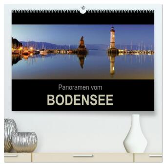 Kalender/Terminbuch Panoramen vom Bodensee (hochwertiger Premium Wandkalender 2027 DIN A2 quer), Kunstdruck in Hochglanz Calvendo