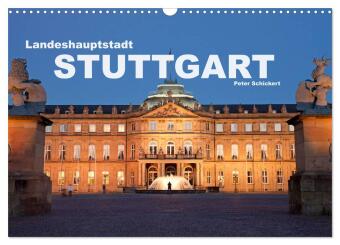 Kalendár/Diár Landeshauptstadt Stuttgart (Wandkalender 2027 DIN A3 quer), CALVENDO Monatskalender Calvendo