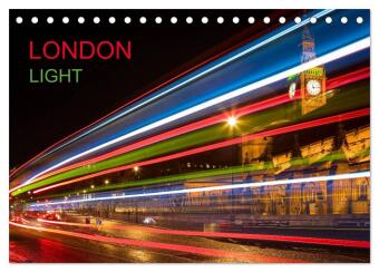 Naptár/Határidőnapló London Light (Tischkalender 2027 DIN A5 quer), CALVENDO Monatskalender Calvendo
