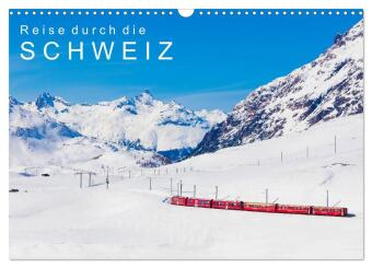 Kalender/Terminbuch Reise durch die SCHWEIZ (Wandkalender 2027 DIN A3 quer), CALVENDO Monatskalender Calvendo
