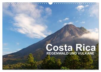 Kalender/Terminbuch Costa Rica - Regenwald und Vulkane (Wandkalender 2027 DIN A3 quer), CALVENDO Monatskalender Calvendo