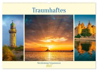 Calendario/Agenda Traumhaftes Mecklenburg-Vorpommern (Wandkalender 2027 DIN A2 quer), CALVENDO Monatskalender Calvendo