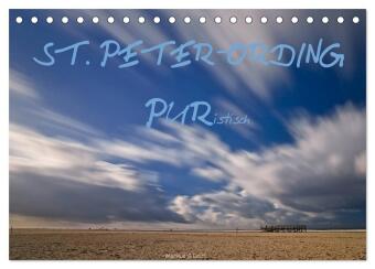 Kalender/Terminbuch ST. PETER-ORDING PURistisch (Tischkalender 2027 DIN A5 quer), CALVENDO Monatskalender Calvendo