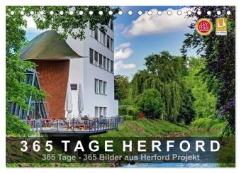 Kalender/agenda 365 Tage Herford (Tischkalender 2027 DIN A5 quer), CALVENDO Monatskalender Calvendo