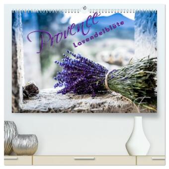 Kalender/Terminbuch Provence - Lavendelblüte (hochwertiger Premium Wandkalender 2027 DIN A2 quer), Kunstdruck in Hochglanz Calvendo